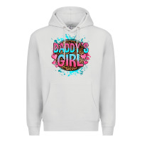 Dove Grey daddy's girl Premium Hoodie - RanaPortraitStore