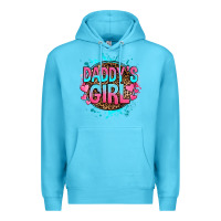 Ocean Blue daddy's girl Premium Hoodie - RanaPortraitStore
