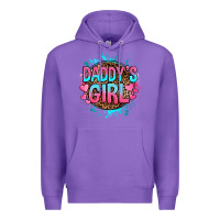 Purple daddy's girl Premium Hoodie - RanaPortraitStore