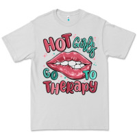 Dove Grey hot girls go to therapy Premium Tee - MaliasSmallBusiness