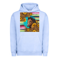 Pigment Grape Ice quarter horse aztec pattern Urban Hoodie - LillyAllenDesigns