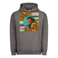 Pigment Tornado quarter horse aztec pattern Urban Hoodie - LillyAllenDesigns