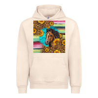 Sandshell quarter horse aztec pattern Urban Hoodie - LillyAllenDesigns
