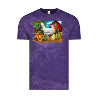 Cloud Purple Fall Chicken Vintage Tee - LillyAllenDesigns