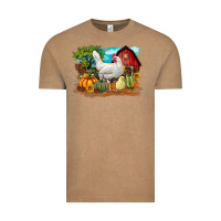 Vintage Coffee Fall Chicken Vintage Tee - LillyAllenDesigns
