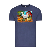 Vintage Denim Fall Chicken Vintage Tee - LillyAllenDesigns
