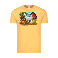Vintage Mustard Fall Chicken Vintage Tee - LillyAllenDesigns