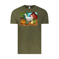 Vintage Olive Fall Chicken Vintage Tee - LillyAllenDesigns