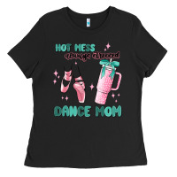 Black mess always stressed dance mom Ladies Tee - MaliasSmallBusiness