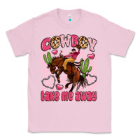 Bubblegum Pink cowboy take me away Classic Tee - LillyAllenDesigns