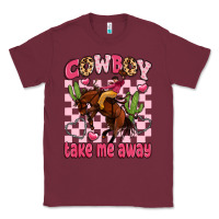 Burgundy cowboy take me away Classic Tee - LillyAllenDesigns