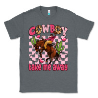 Charcoal Heather cowboy take me away Classic Tee - LillyAllenDesigns
