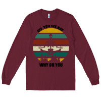 Burgundy Eff You See Kay Why Oh You Long Sleeve Tee - Bettercallsaul