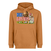 Meerkat he lives easter Heavyweight Hoodie - FaDigitalArtStudio
