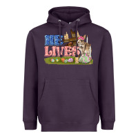 Plum he lives easter Heavyweight Hoodie - FaDigitalArtStudio