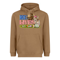 Toasted Coconut he lives easter Heavyweight Hoodie - FaDigitalArtStudio