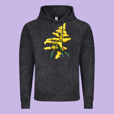 Botanical Goldenrod Vintage Hoodie Designed By Lillyallendesigns