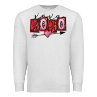 Oatmeal Heather Xoxo Love Premium Sweatshirt - FaDigitalArtStudio