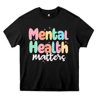 Black mental health matters Heavy Core Tee - MaliasSmallBusiness