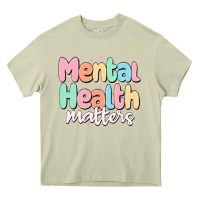 Mossy mental health matters Heavy Core Tee - MaliasSmallBusiness