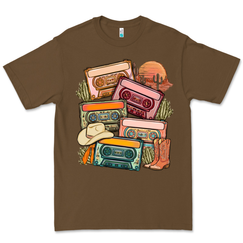 Customized Country Cassette Tapes Premium Tee by MaliasSmallBusiness | Teevron