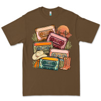 Cacao customized country cassette tapes Premium Tee - MaliasSmallBusiness