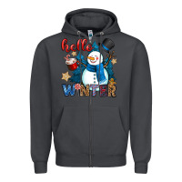 Smoke hello winter Zipper Hoodie - OliviaCreatesArt