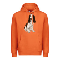 Carrot english cocker spaniel Premium Hoodie - FaDigitalArtStudio
