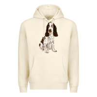 Sandshell english cocker spaniel Premium Hoodie - FaDigitalArtStudio