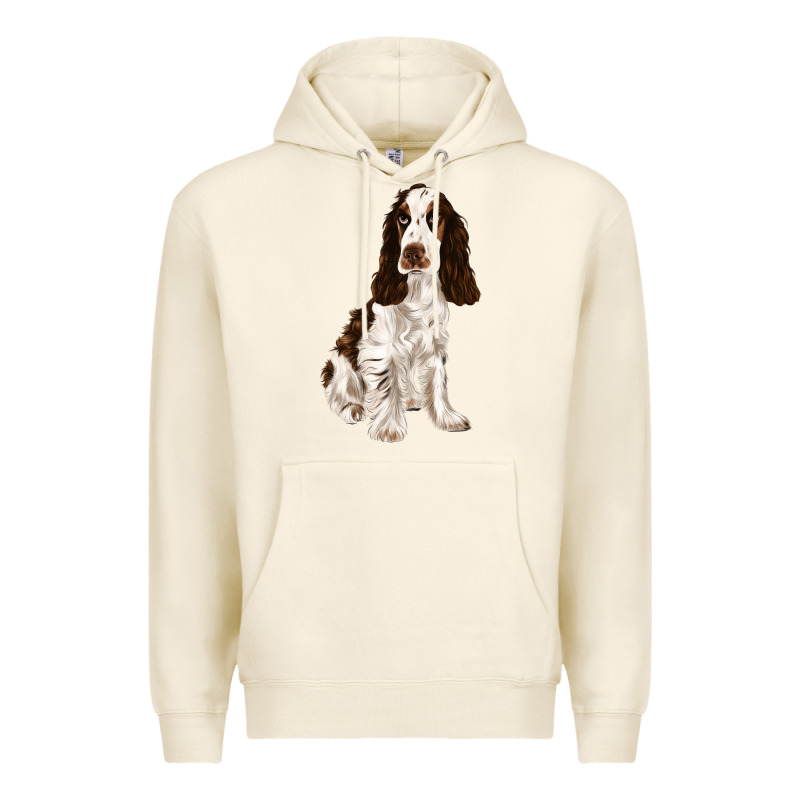 English Cocker Spaniel Premium Hoodie by FaDigitalArtStudio | Teevron