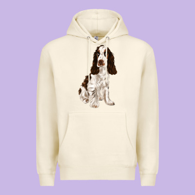 English Cocker Spaniel Premium Hoodie Designed By Fadigitalartstudio
