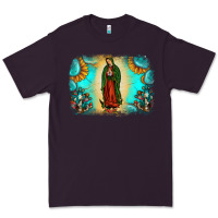 Plum gemstone our lady of guadalupe Premium Tee - JahusDesignShop