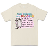 Bone just realized im a raccoon Premium Tee - MaliasSmallBusiness