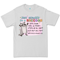Dove Grey just realized im a raccoon Premium Tee - MaliasSmallBusiness