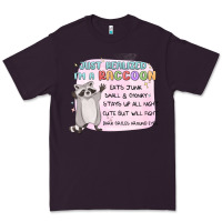 Plum just realized im a raccoon Premium Tee - MaliasSmallBusiness