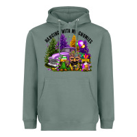 Sage mardi gras hanging with my gnomies Heavyweight Hoodie - FaDigitalArtStudio