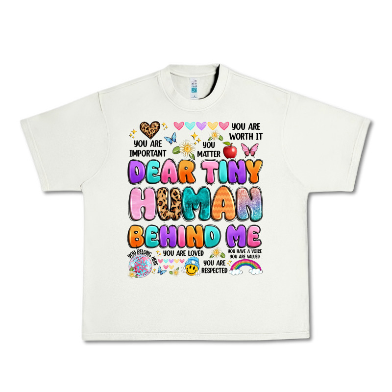 Dear Tiny Human Behind Me Urban Heavy Tee by Artiststas | Teevron