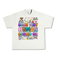 Pistachio dear tiny human behind me Urban Heavy Tee - Artiststas