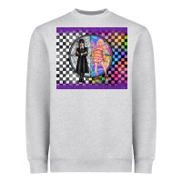 Heather Grey gothic girl horror family Heavyweight Sweatshirt - TumblerDesignByShophia