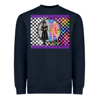 Navy gothic girl horror family Heavyweight Sweatshirt - TumblerDesignByShophia