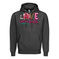 Charcoal Heather love never fails Zipper Hoodie - OliviaCreatesArt