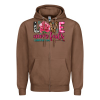 Chestnut love never fails Zipper Hoodie - OliviaCreatesArt