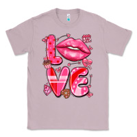 Lilac love with lips Classic Tee - LillyAllenDesigns