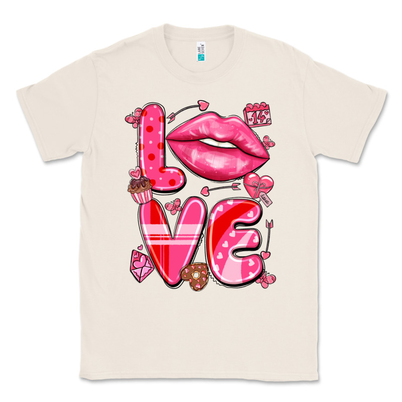 Love With Lips Classic Tee by LillyAllenDesigns | Teevron