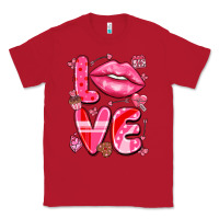 Red love with lips Classic Tee - LillyAllenDesigns