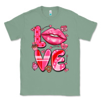 Sage love with lips Classic Tee - LillyAllenDesigns