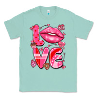 Seafoam love with lips Classic Tee - LillyAllenDesigns