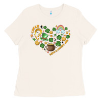 Bone st patricks  hearts Ladies Tee - MaliasSmallBusiness