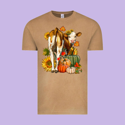 Fall Heifer Vintage Tee Designed By Lillyallendesigns