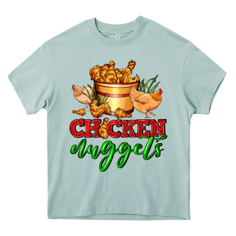 Chicken Nuggets Heavy Core Tee by AdoDesignShop | Teevron